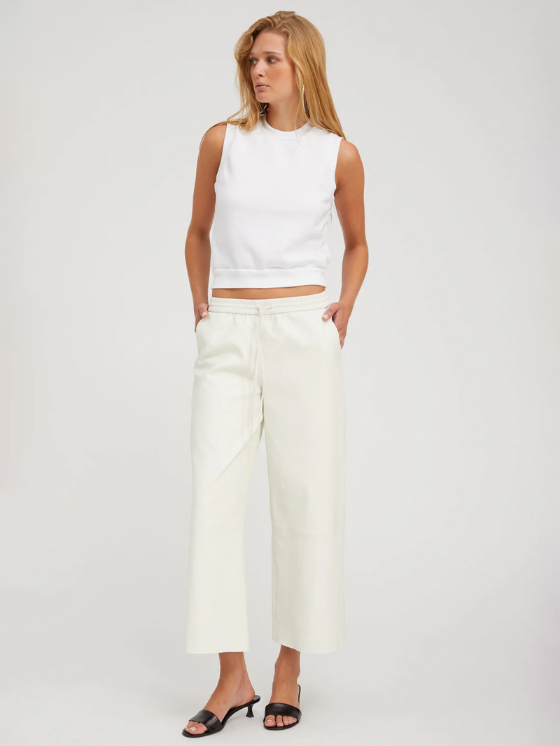 White Shrunken Vest