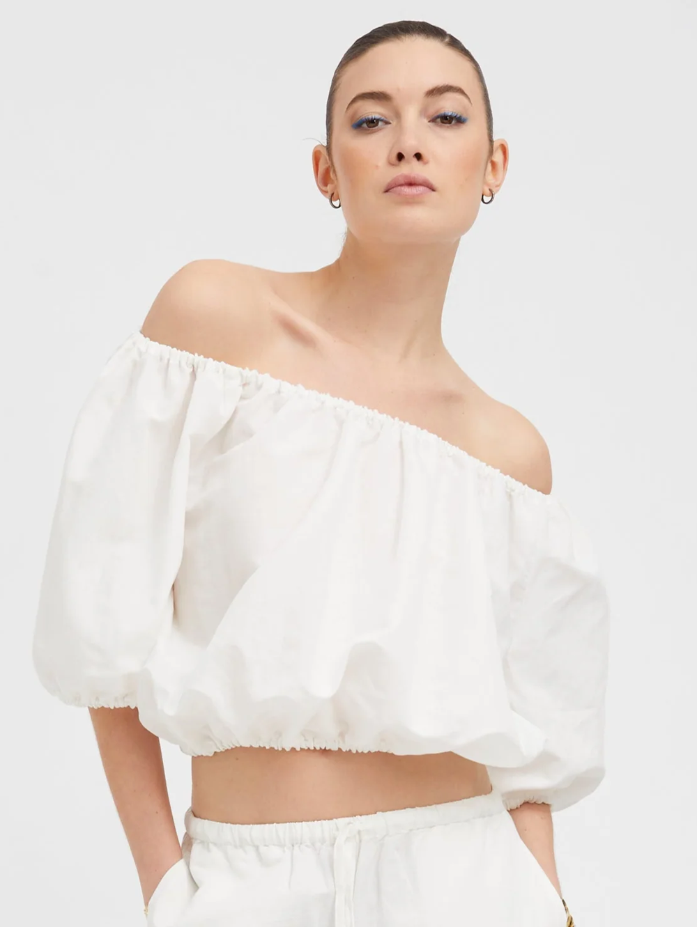 White Linen Isabel Top