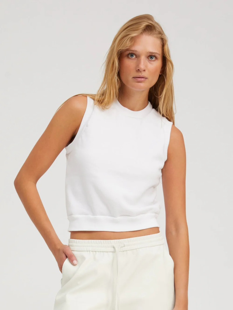 White Shrunken Vest