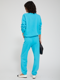 Heart Sweatshirt in Aquamarine