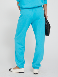 Heart Sweatpants in Aquamarine