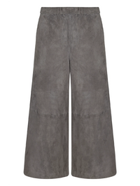 Grey Suede Culotte