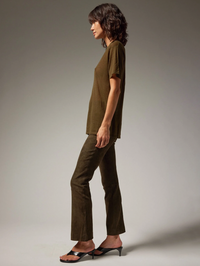 Ankle Flare Pant in Loden