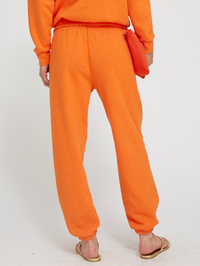Heart Sweatpants in Orange