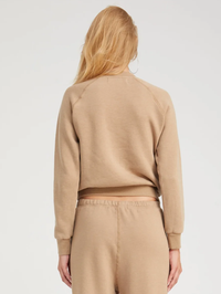 Latte Shrunken Raglan Sweatshirt