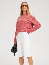 Leather Bermuda Shorts