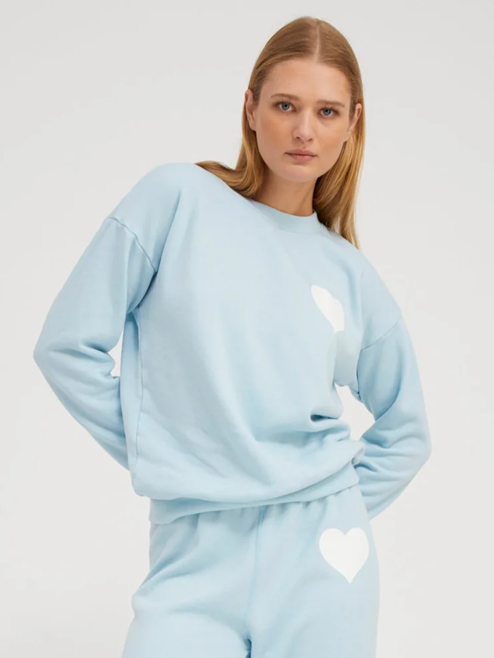 Baby Blue Heart Sweatshirt