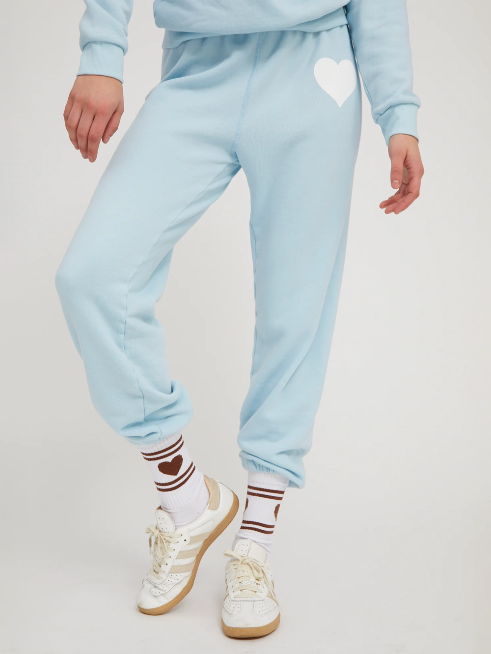 Baby Blue Heart Sweatpants