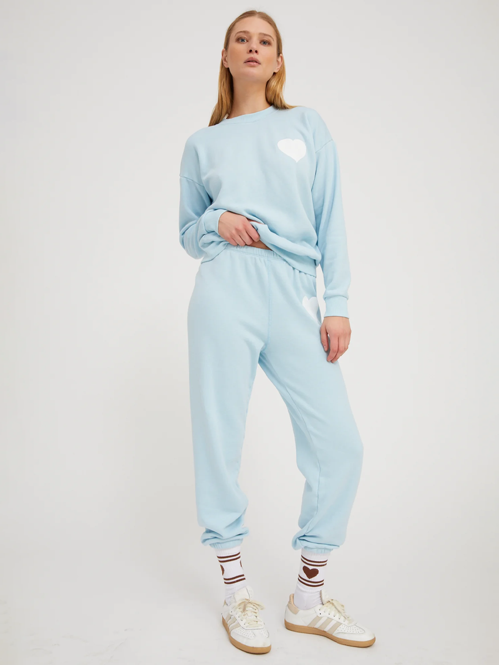 Baby Blue Heart Sweatpants
