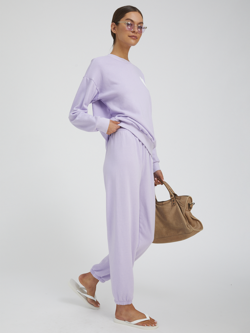 Lavender Heart Sweatpants