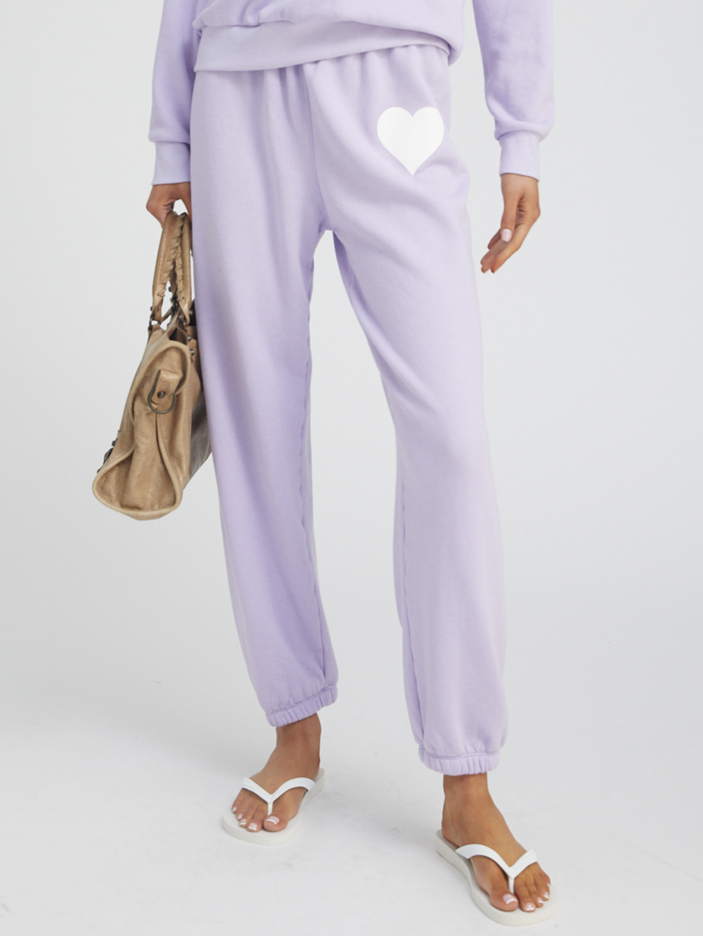 Lavender Heart Sweatpants