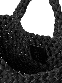 St. Barths Small Tote Double Weave In Jet