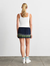 TANYA TAYLOR Billie Skirt In Maritime Blue in MARITIME BLUE – Image 2
