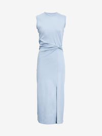 TANYA TAYLOR Cody Sleeveless Midi Dress in POWDER BLUE – Image 5