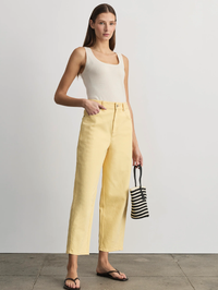 Ollie Denim Pant by TANYA TAYLOR - View 3