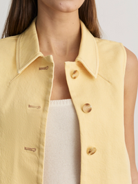 Parton Denim Top by TANYA TAYLOR - View 2