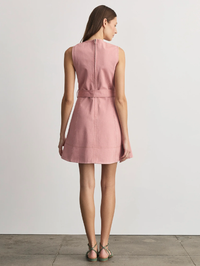 Reina Denim Mini Dress by TANYA TAYLOR - View 3