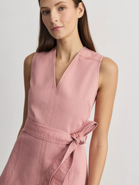 Reina Denim Mini Dress by TANYA TAYLOR - View 5