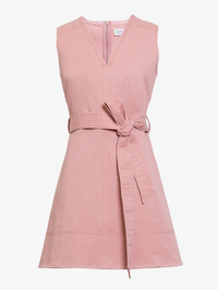 Reina Denim Mini Dress by TANYA TAYLOR - View 6