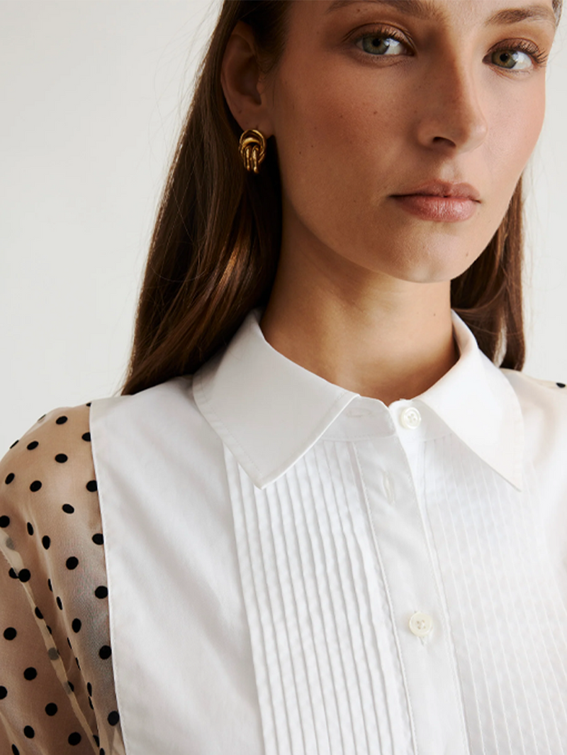 Arielle Polka Dot Top