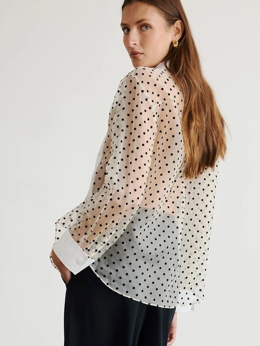 Arielle Polka Dot Top
