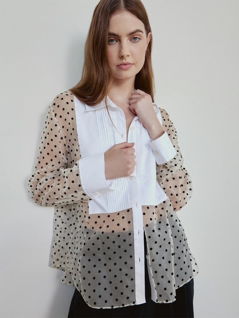 Arielle Polka Dot Top