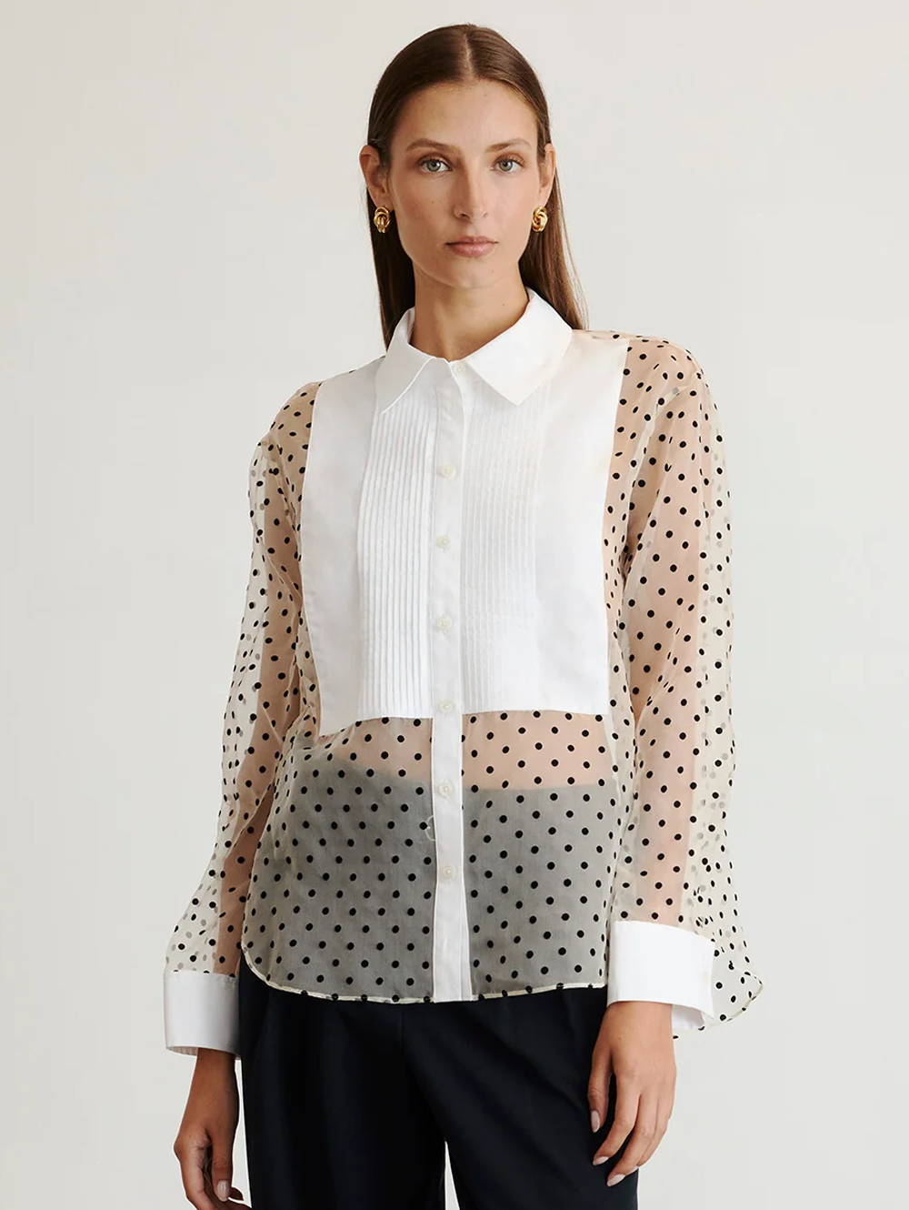 Arielle Polka Dot Top