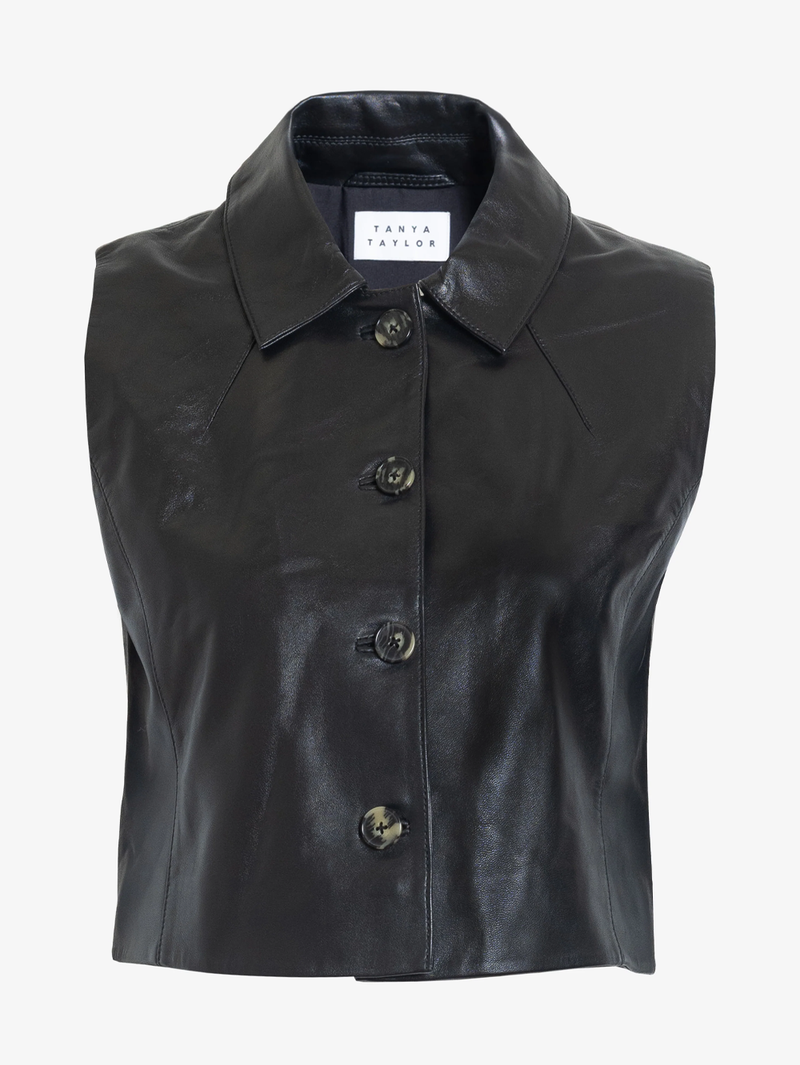 Parton Leather Top