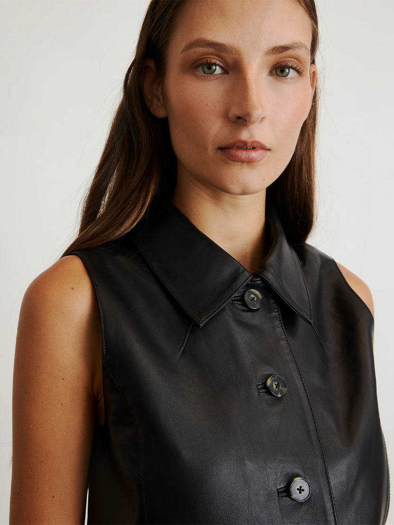 Parton Leather Top