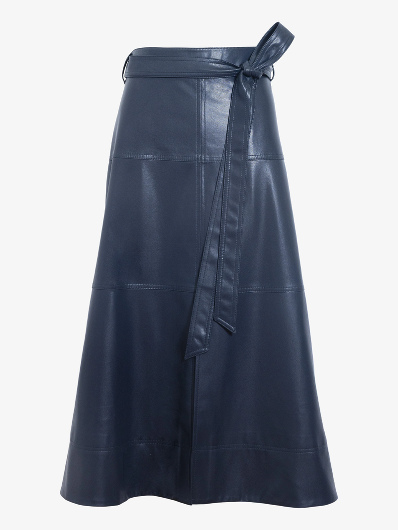 Hudley Vegan Leather Skirt