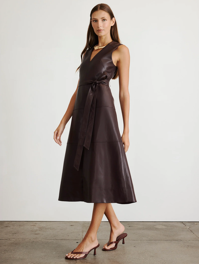 Reinella Vegan Leather Dress