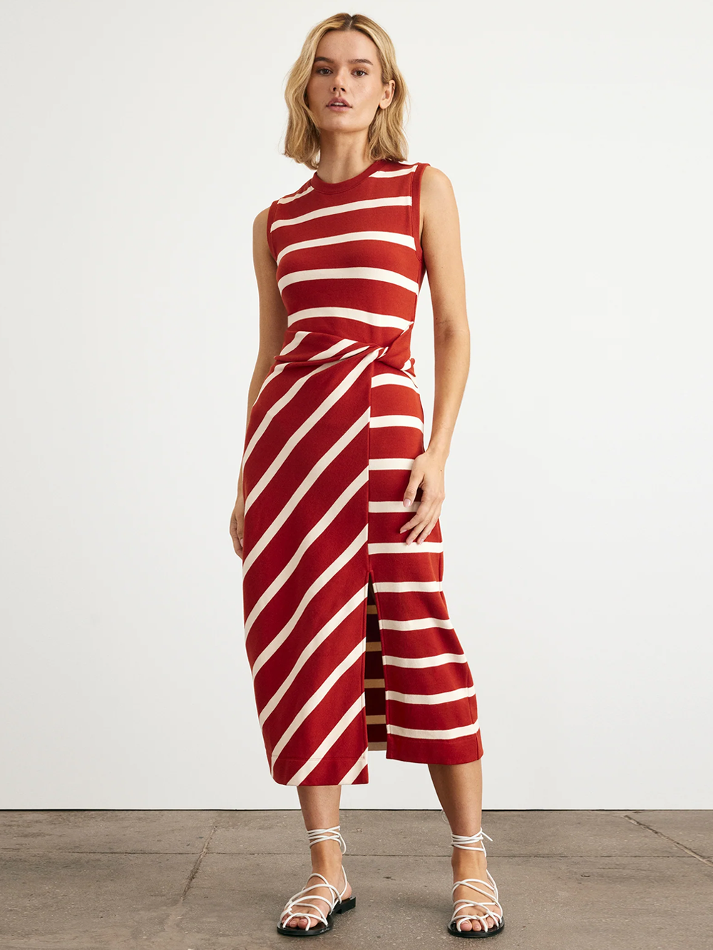 Sleeveless Striped Cody Dress