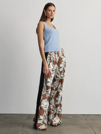 Rory Cashmere Tank in Pale Blue