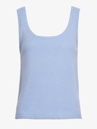 Rory Cashmere Tank in Pale Blue