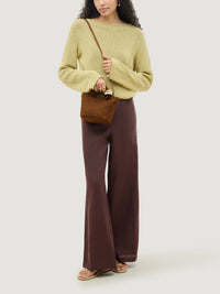 St. Barths Petite Tote Beads In Teak