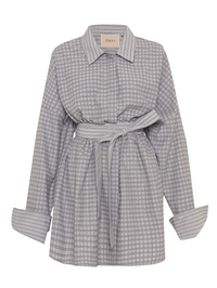 Echo Plaid Fit-and-Flare Mini Dress