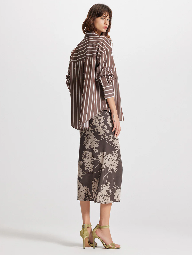 Echo Pearly Shirt in Koffee