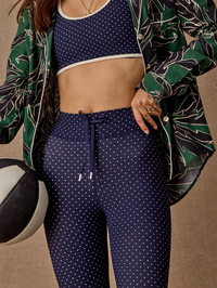 Spellbound 25in Midi Pant in Polka Dots