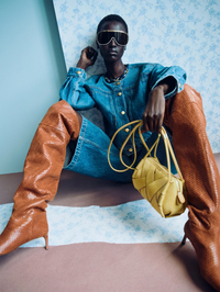 The Rowan Denim Culotte in Danube