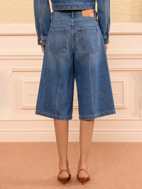 The Rowan Denim Culotte in Danube