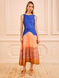 Georgia Satin Midi Dress by ULLA JOHNSON-MOONTIDE-AMY Atelier