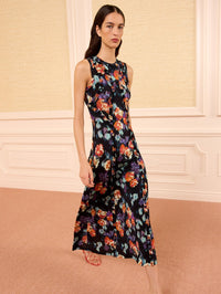 ULLA JOHNSON ISABELLA SLEEVELESS JERSEY DRESS IN NOCTURNE - 1