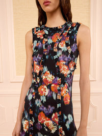 ULLA JOHNSON ISABELLA SLEEVELESS JERSEY DRESS IN NOCTURNE - 2