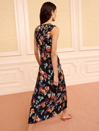 ULLA JOHNSON ISABELLA SLEEVELESS JERSEY DRESS IN NOCTURNE - 5