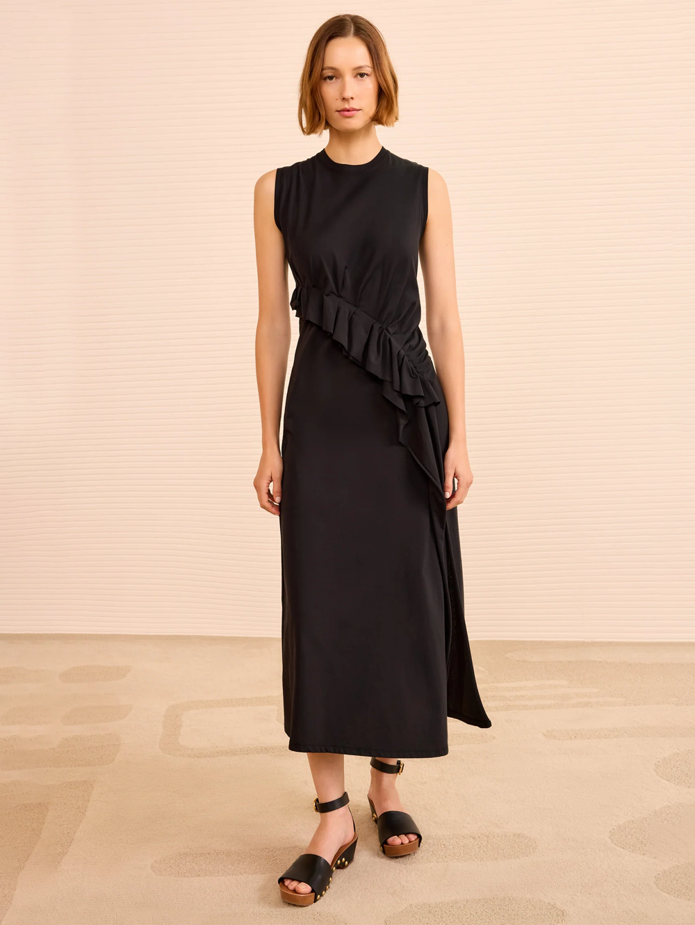 chinese dress ladies Oumi Dress in Noir