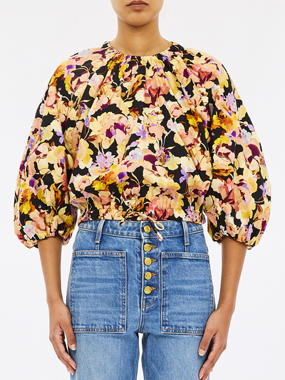 Lucie Bubble Sleeve Top