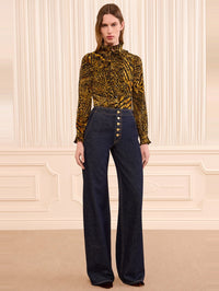 ULLA JOHNSON The Jasmine Low Rise Jean in Tigris – Image 2