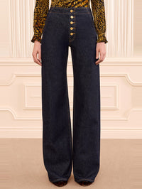 ULLA JOHNSON The Jasmine Low Rise Jean in Tigris – Image 3