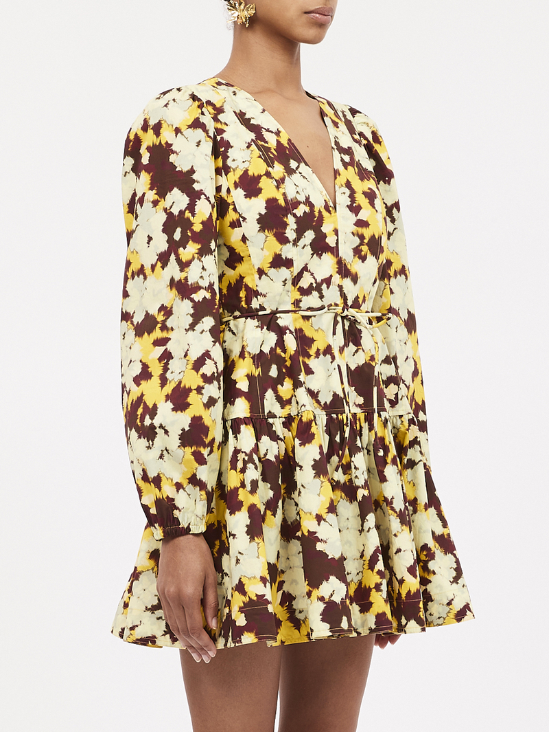 Anita Long Sleeve Cotton Minidress