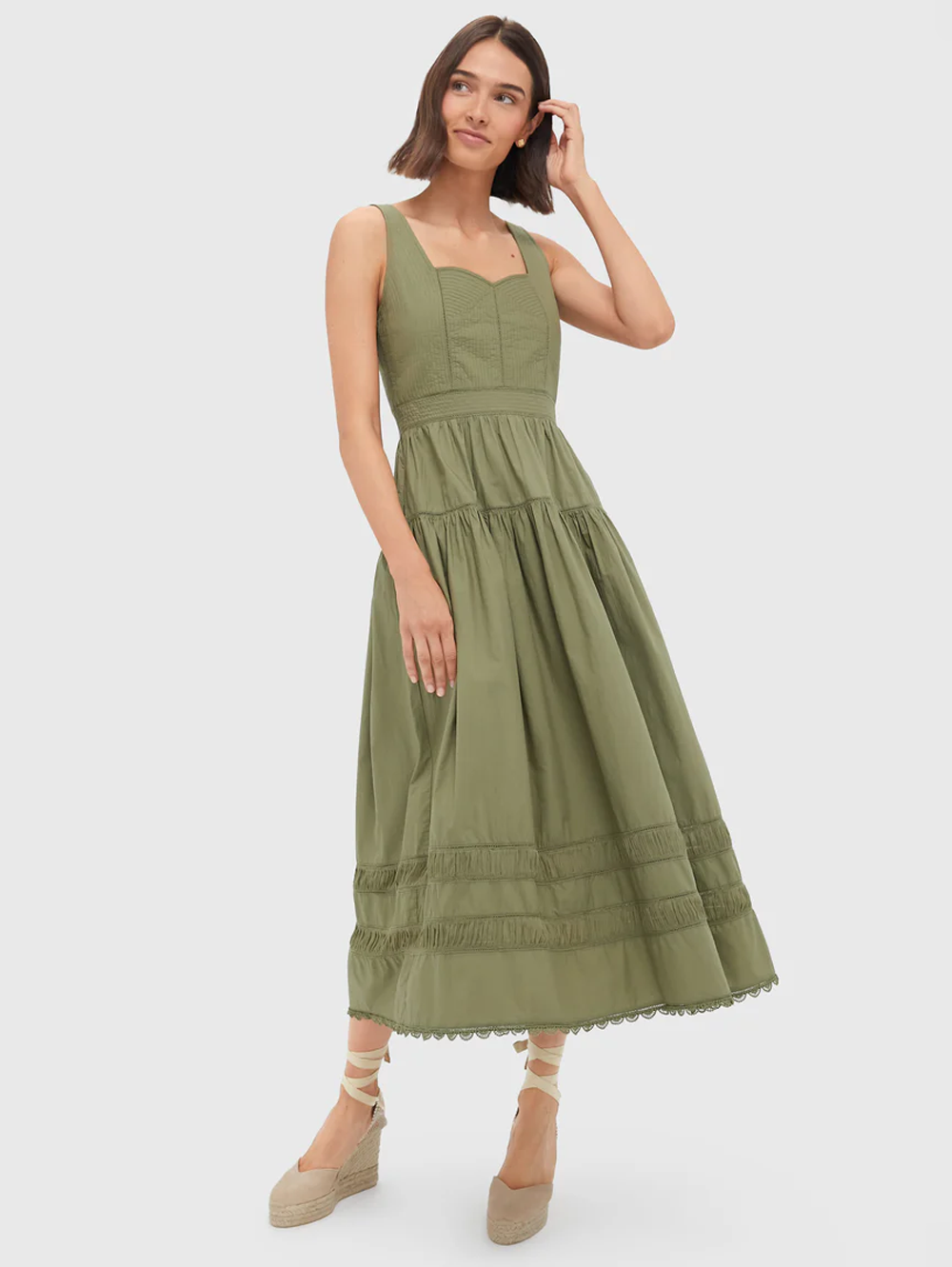 送料込/関税込□Ulla Johnson□リブニット ミディドレス Women's 送料込/関税込□Ulla Johnson□リブニット ミディドレス Women's